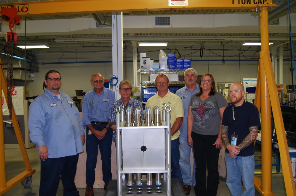 16 Element Spectrometer built for University of Notre Dame. Saint-Gobain Crystals design and build team
