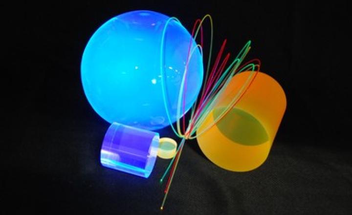 sphere fiber orange organic scintillators